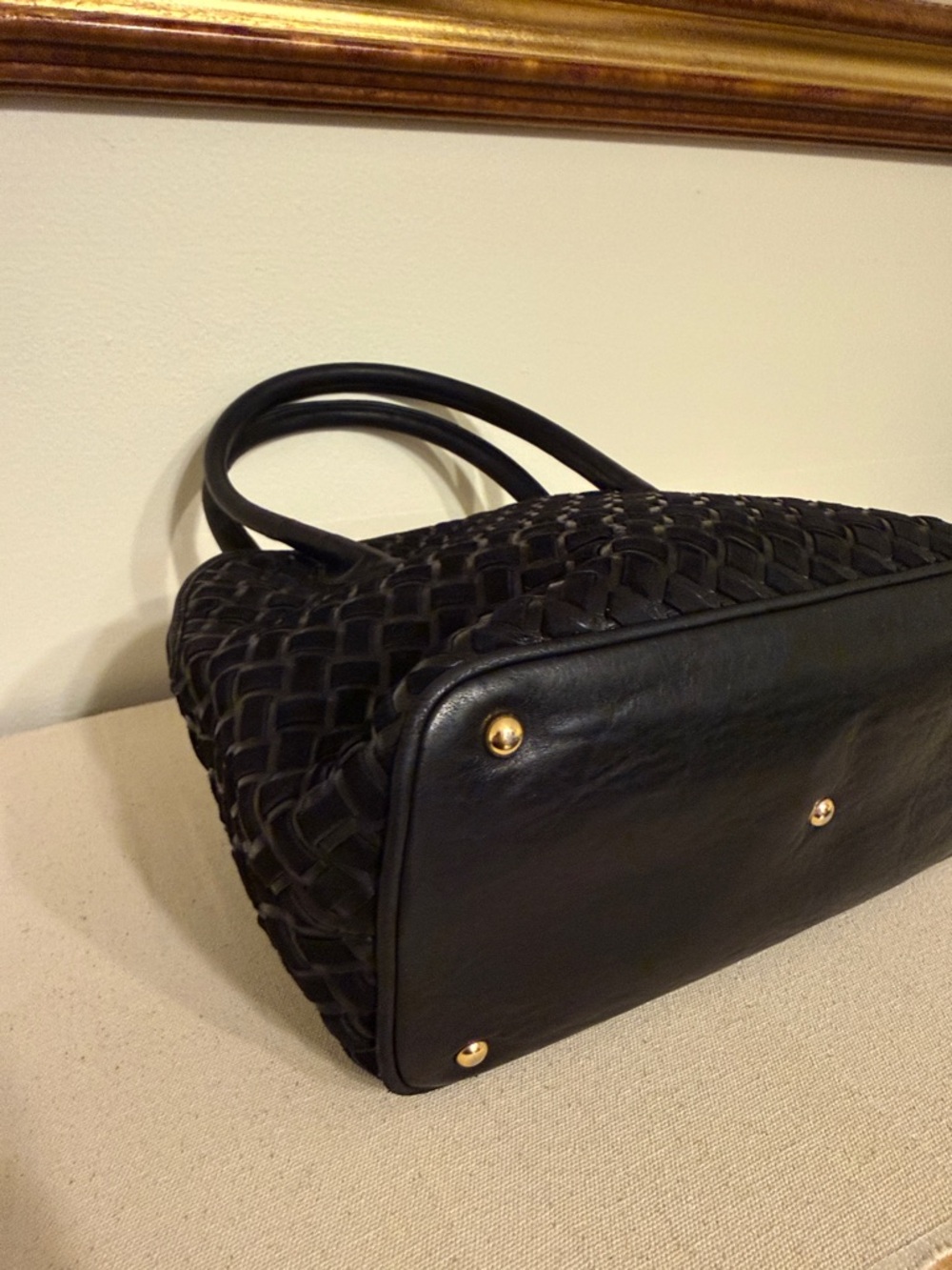 💯 Authentic Bally Leather Suede Satchel Bally Handbag Bally classic handbag - Picture 6 of 15